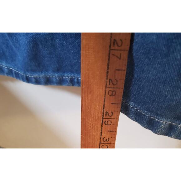 Dickies Bib Coveralls 34x30 Blue Denim Work Farm Carpenter Unisex Groover Rave - Picture 11 of 11